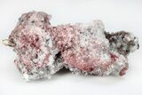 Vibrant-Red Cinnabar with Calcite - Cocineras Mine #212747-1